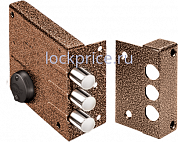 Картинка КРЕМЕНЬ 1.04.62.КMA замок накладной сувальдный для внешних, внутренних и межкомнатных дверей